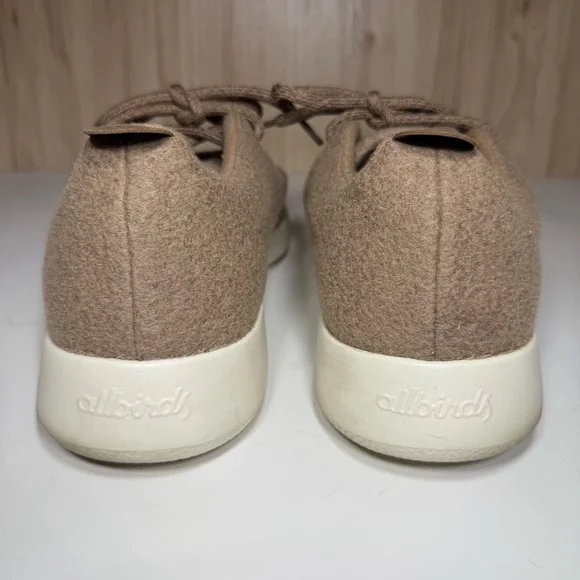 Allbird Wool Runner Tan Mens Size 12 - Picture 5 of 7